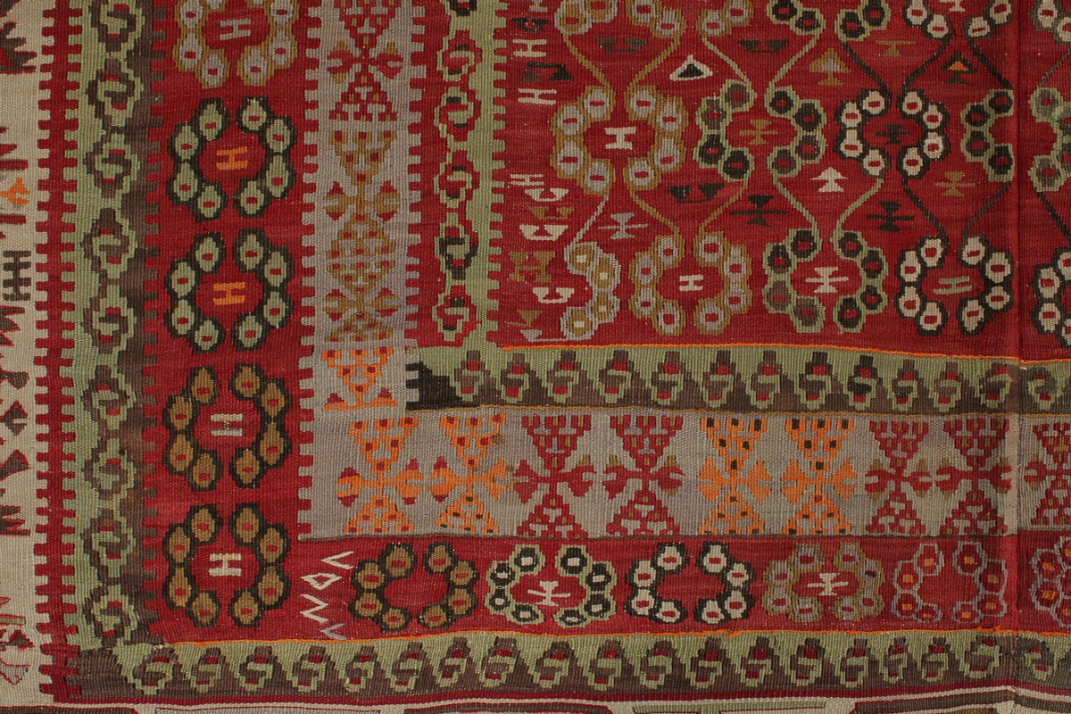 6x10 Multicolor Turkish Tribal Rug