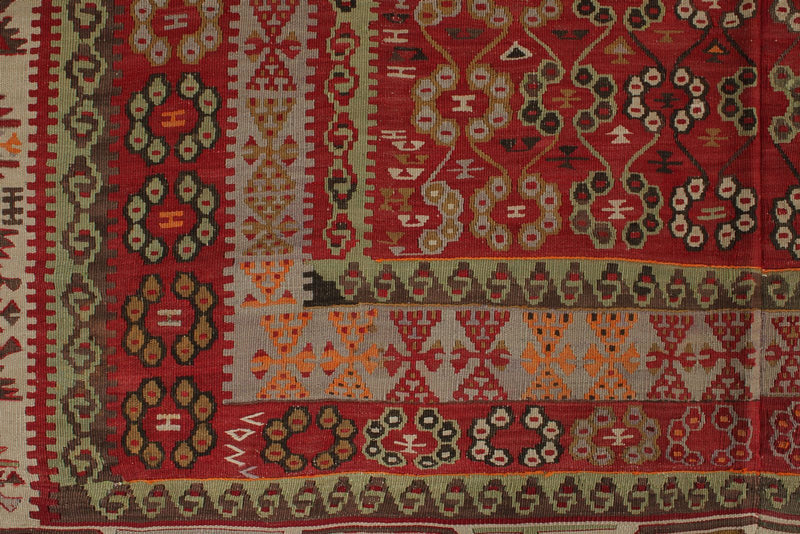 6x10 Multicolor Turkish Tribal Rug