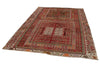 6x10 Multicolor Turkish Tribal Rug