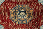 10x14 Navy and Multicolor Turkish Tribal Rug