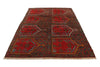 7x11 Red and Brown Anatolian Turkish Tribal Rug