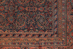 8x20 Multicolor and Rust Persian Traditional Runner