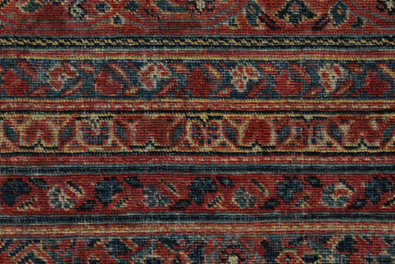 8x20 Multicolor and Rust Persian Traditional Runner