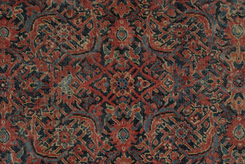 8x20 Multicolor and Rust Persian Traditional Runner