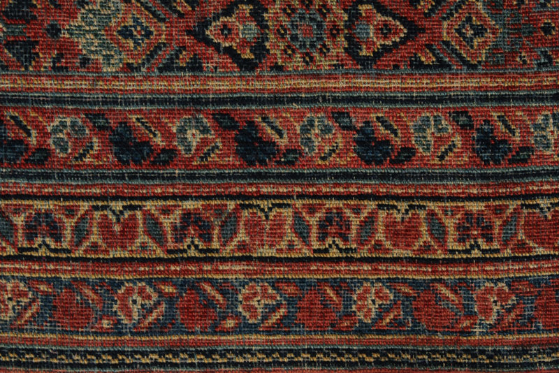 8x20 Multicolor and Rust Persian Traditional Runner