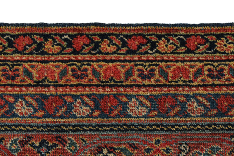 8x20 Multicolor and Rust Persian Traditional Runner