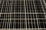 8x12 Black and White Modern Contemporary Rug