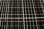 8x12 Black and White Modern Contemporary Rug