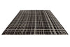 8x12 Black and White Modern Contemporary Rug