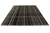 8x12 Black and White Modern Contemporary Rug