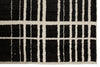 8x12 Black and White Modern Contemporary Rug