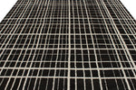 8x12 Black and White Modern Contemporary Rug