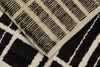 8x12 Black and White Modern Contemporary Rug