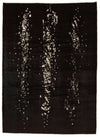 9x12 Black and White Modern Contemporary Rug