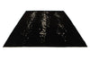 9x12 Black and White Modern Contemporary Rug