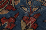 11x13 Burgundy and Blue Turkish Persian Rug