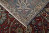 11x13 Burgundy and Blue Turkish Persian Rug