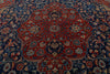 11x13 Burgundy and Blue Turkish Persian Rug