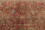 10x13 Red and Brown Turkish Overdyed Rug