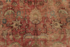 10x13 Red and Brown Turkish Overdyed Rug