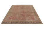 10x13 Red and Brown Turkish Overdyed Rug