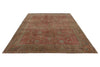 10x13 Red and Brown Turkish Overdyed Rug