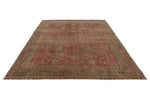 10x13 Red and Brown Turkish Overdyed Rug