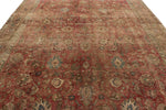 10x13 Red and Brown Turkish Overdyed Rug