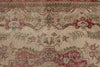 10x13 Beige and Magenta Anatolian Turkish Tribal Rug