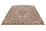 10x13 Beige and Magenta Anatolian Turkish Tribal Rug