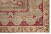 10x13 Beige and Magenta Anatolian Turkish Tribal Rug