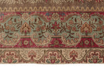 10x13 Beige and Magenta Anatolian Turkish Tribal Rug