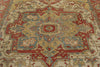 9x11 Mustard and Rust Persian Rug