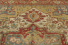 9x11 Mustard and Rust Persian Rug