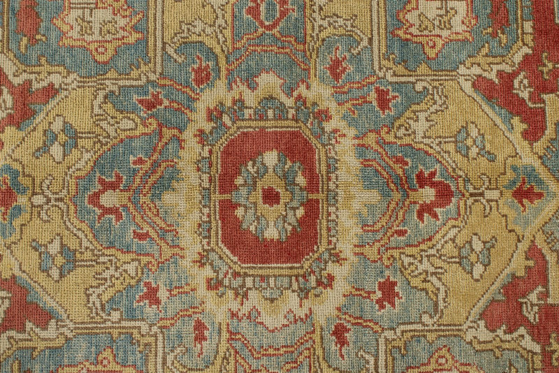 9x11 Mustard and Rust Persian Rug