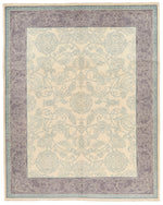 9x12 Beige and Light Gray Modern Contemporary Rug