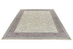 9x12 Beige and Light Gray Modern Contemporary Rug