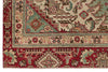 8x12 Olive Green and Red Anatolian Turkish Tribal Rug