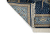 6x9 Beige and Blue Turkish Silk Rug