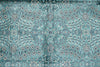 6x9 Blue and Navy Turkish Silk Rug