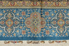 9x13 Red and Blue Turkish Silk Rug
