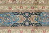 8x10 Red and Blue Turkish Silk Rug
