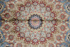 8x10 Red and Blue Turkish Silk Rug