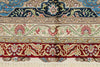 8x10 Red and Blue Turkish Silk Rug