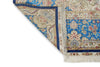 8x10 Navy and Blue Turkish Silk Rug