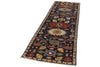 3x9 Navy and Multicolor Anatolian Traditional Runner
