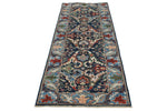 3x8 Navy and Blue Anatolian Traditional Runner