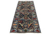 3x8 Navy and Blue Anatolian Traditional Runner