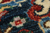 3x8 Navy and Blue Anatolian Traditional Runner
