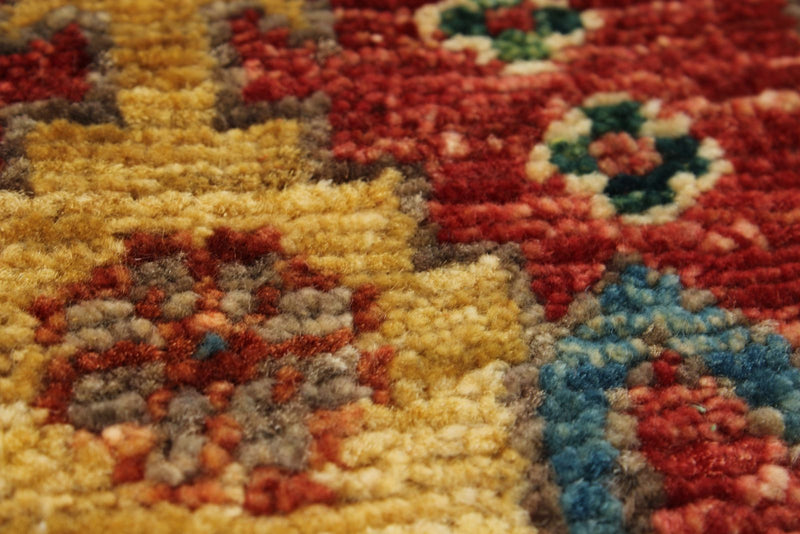 3x6 Rust and Multicolor Anatolian Traditional Runner